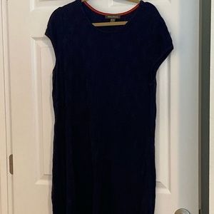 Tommy Bahama Navy Knit Dress EUC XL